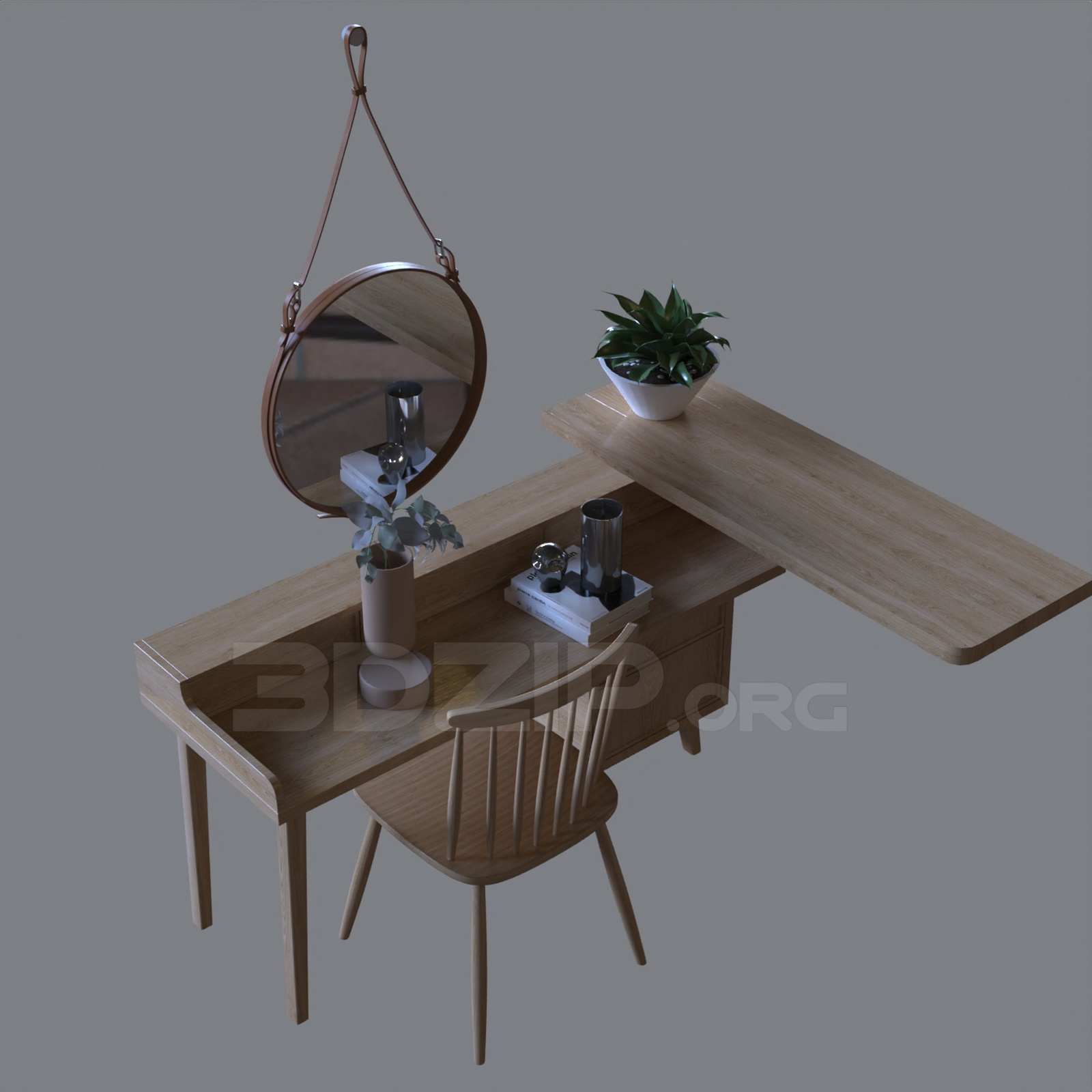 12218. Download Free Dressing Table Model By Phuong Tran
