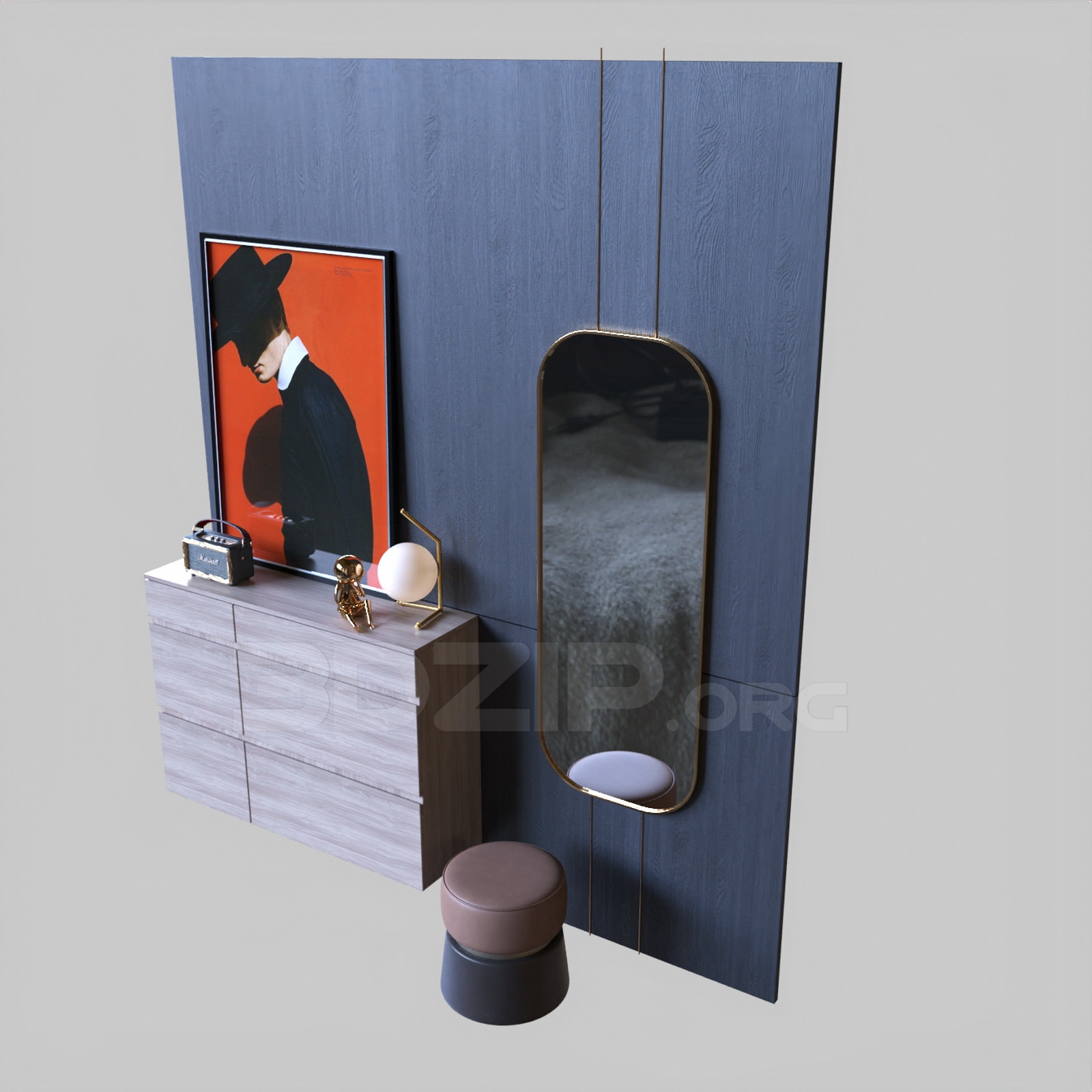 12227. Download Free Shoe Cabinet Model By Quang hieu