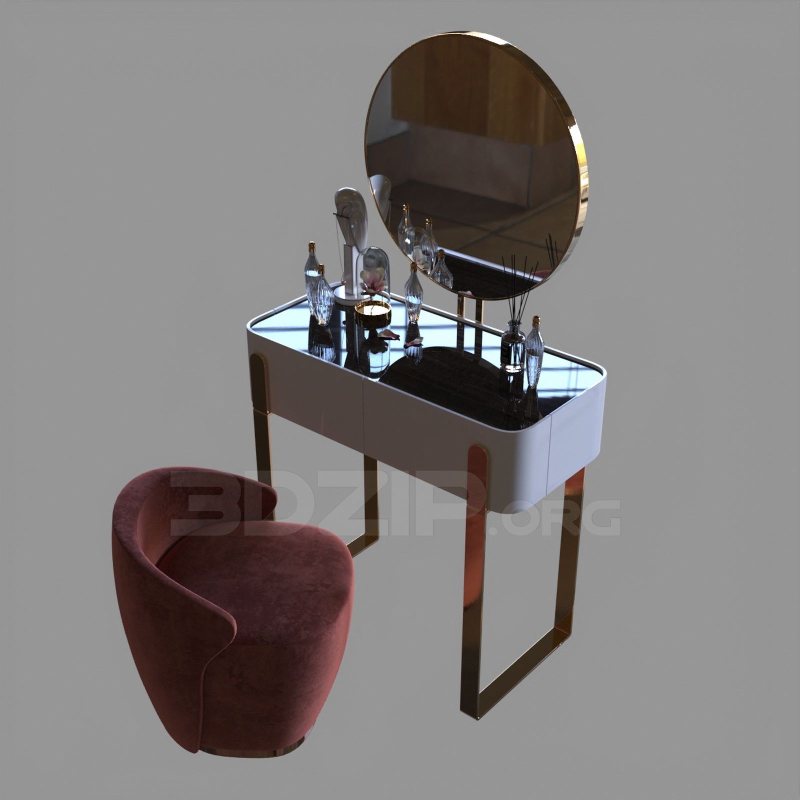 12335. Download Free Dressing Table Model By Tu Minh