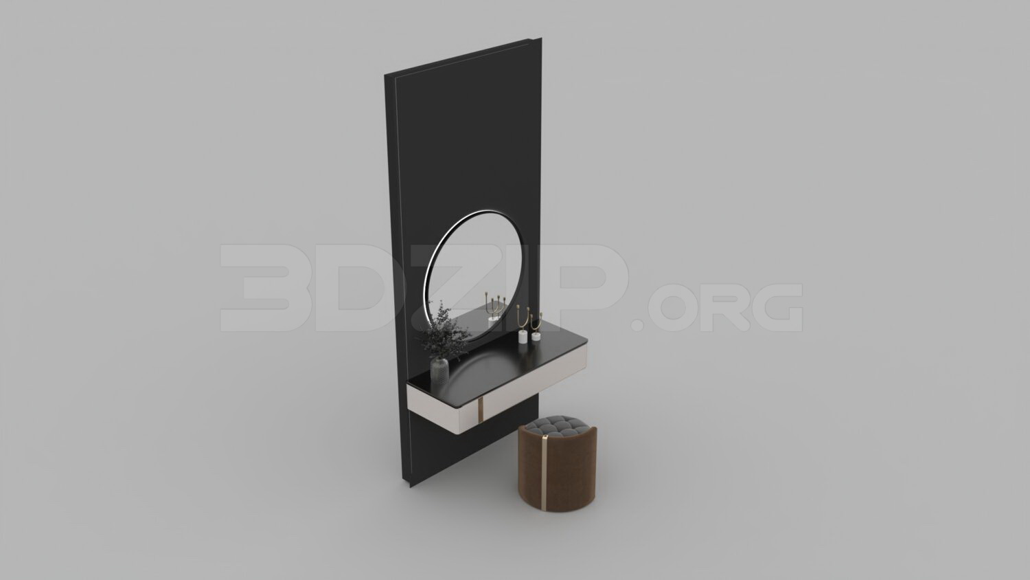 1664. Download Free Dressing Table Model By Se Arc