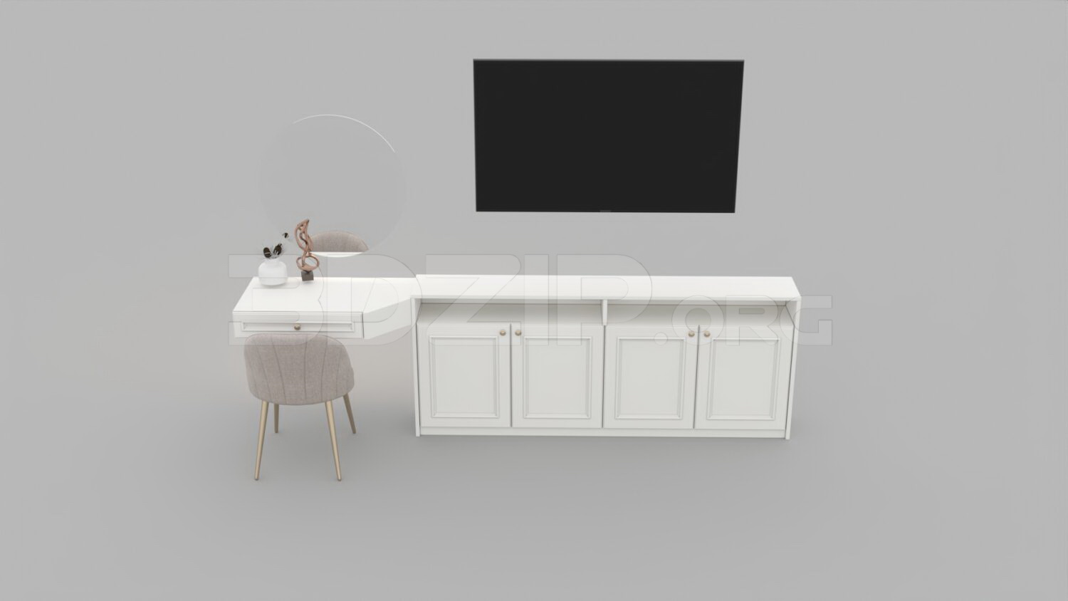 2385. Download Free Dressing Table Model By Hai