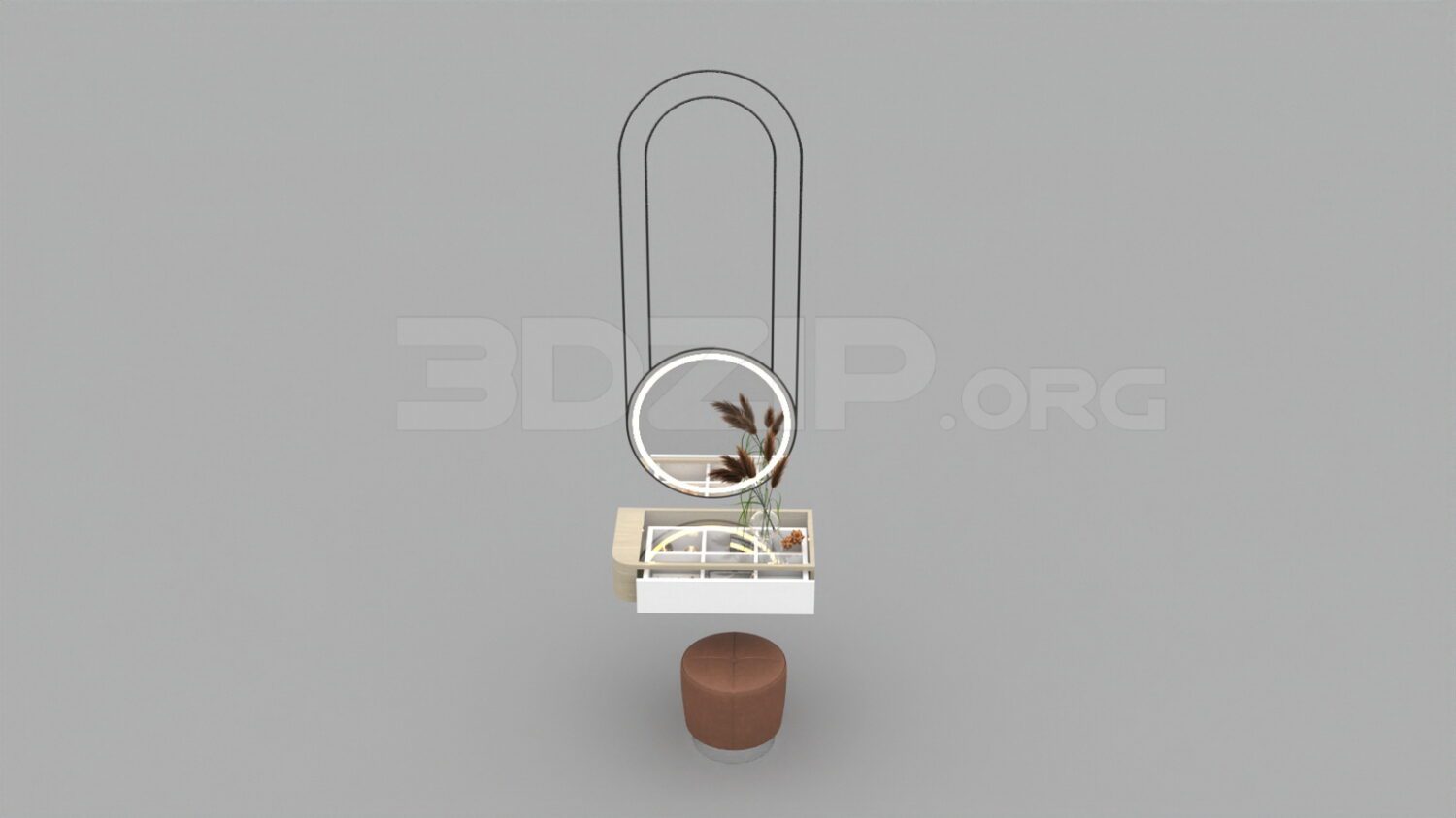 3134. Free 3D Dressing Table Model Download