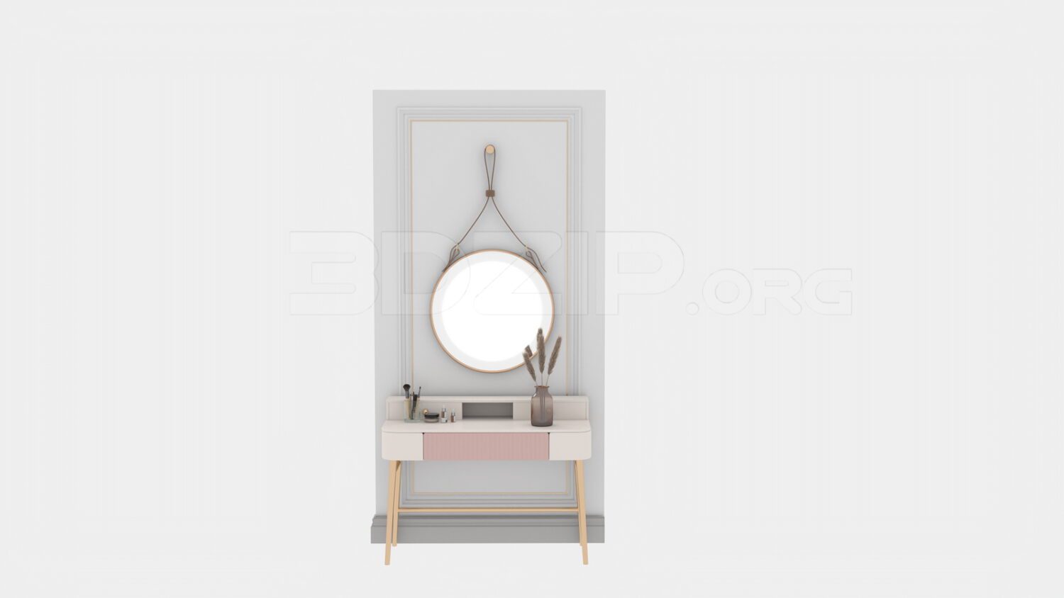 3483. Free 3D Dressing Table Model Download