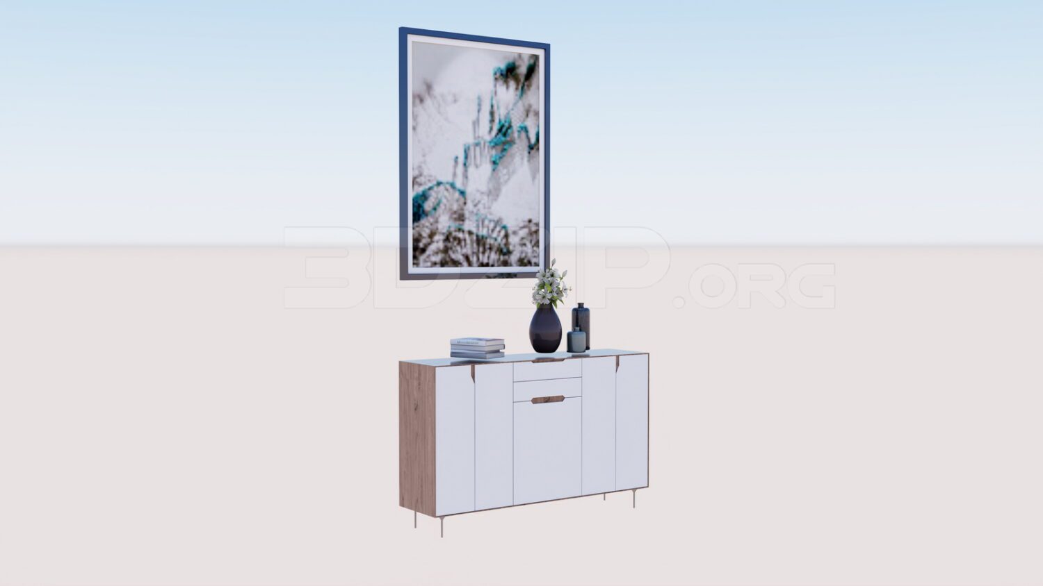 4178. Free 3D Display Cabinets Model Download
