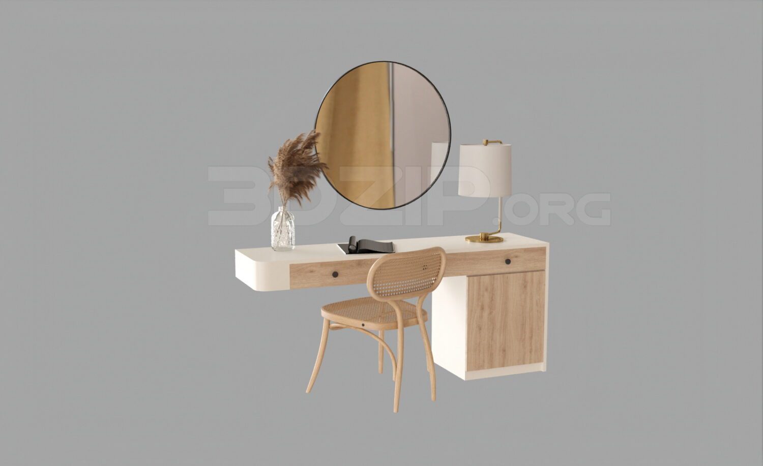 4415. Free 3D Dressing Table Model Download