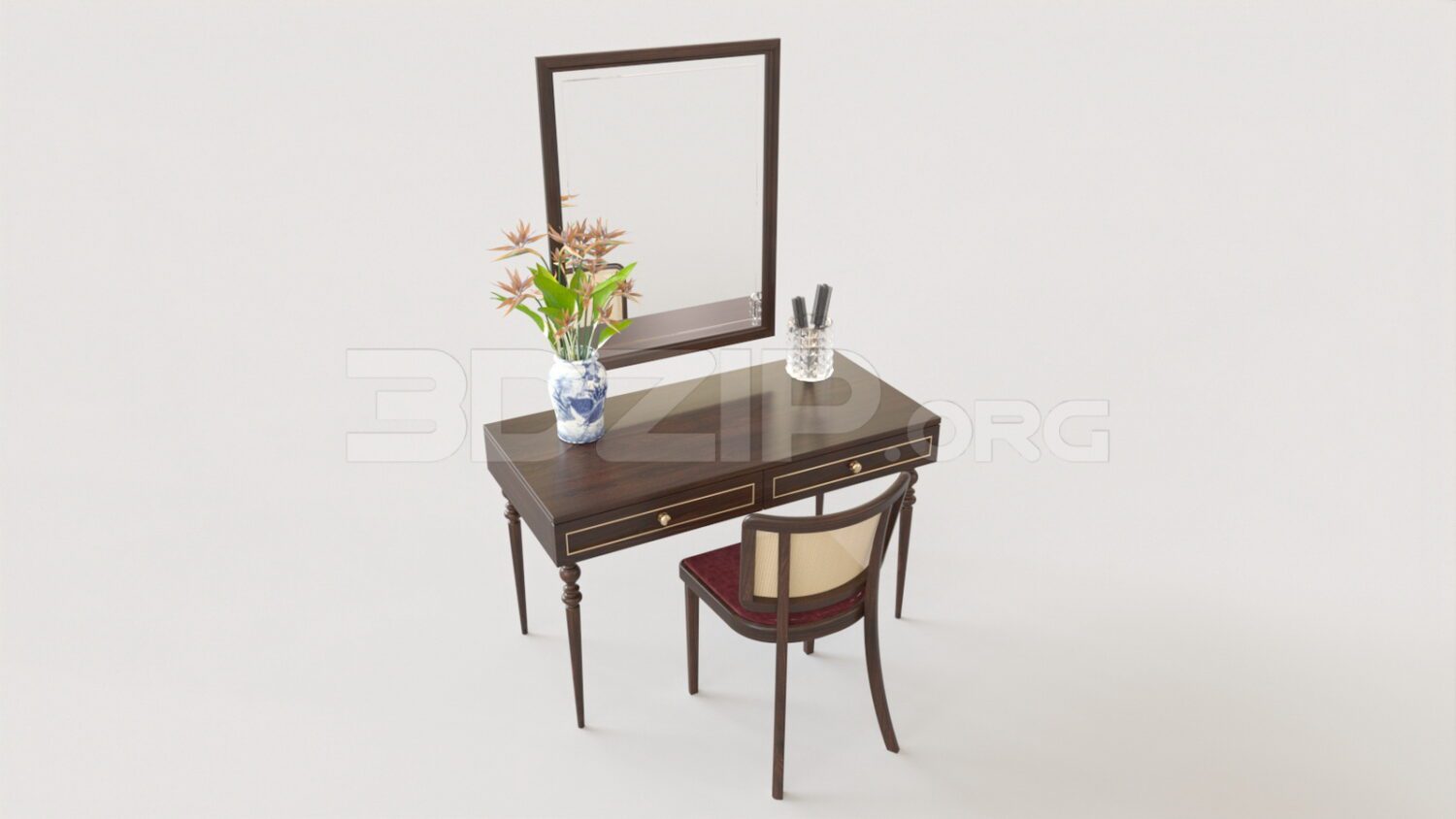 4786. Free 3D Dressing Table Model Download
