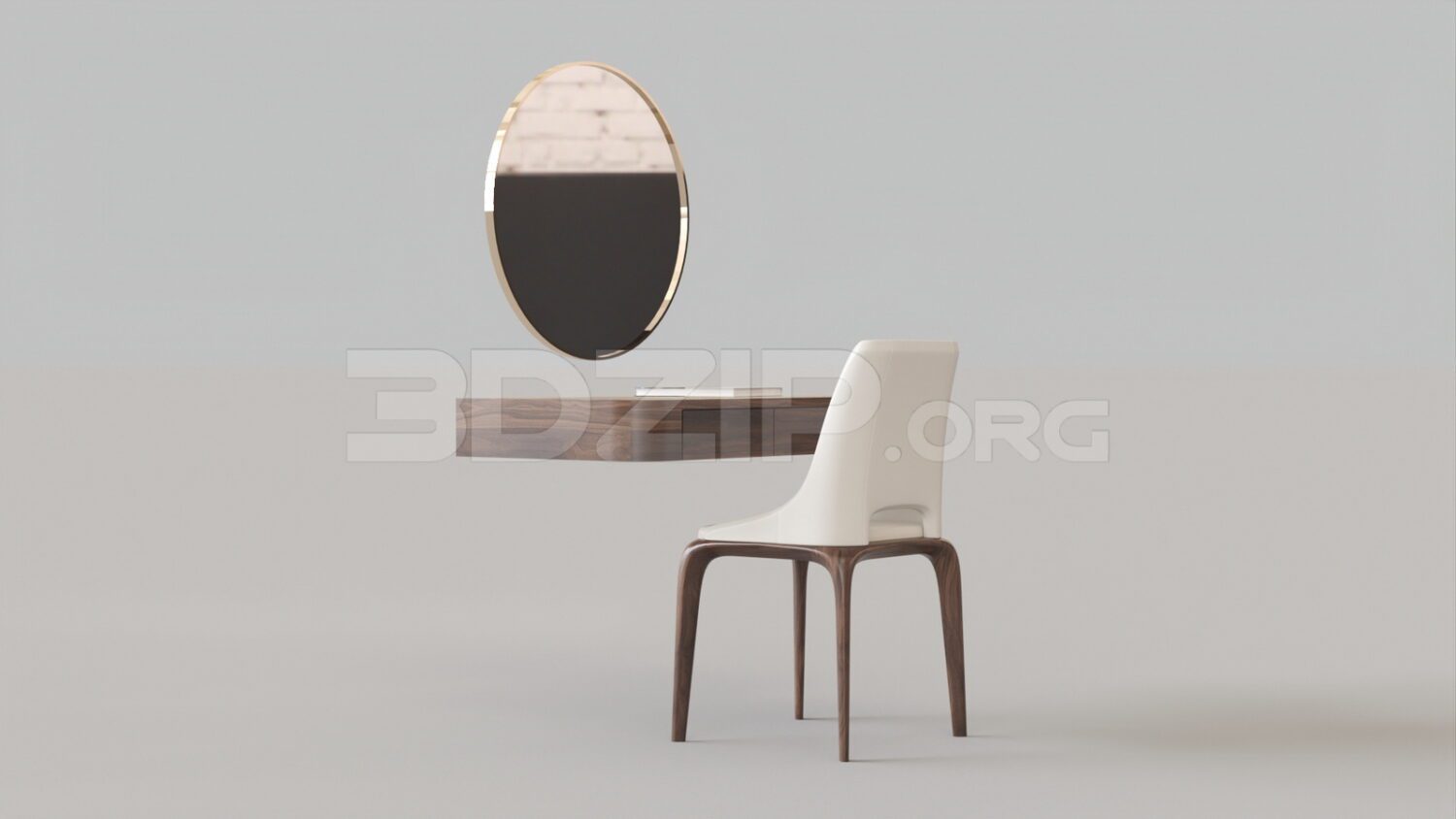4884. Free 3D Dressing Table Model Download