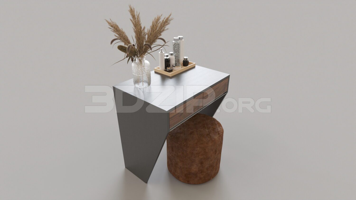 4968. Free 3D Dressing Table Model Download