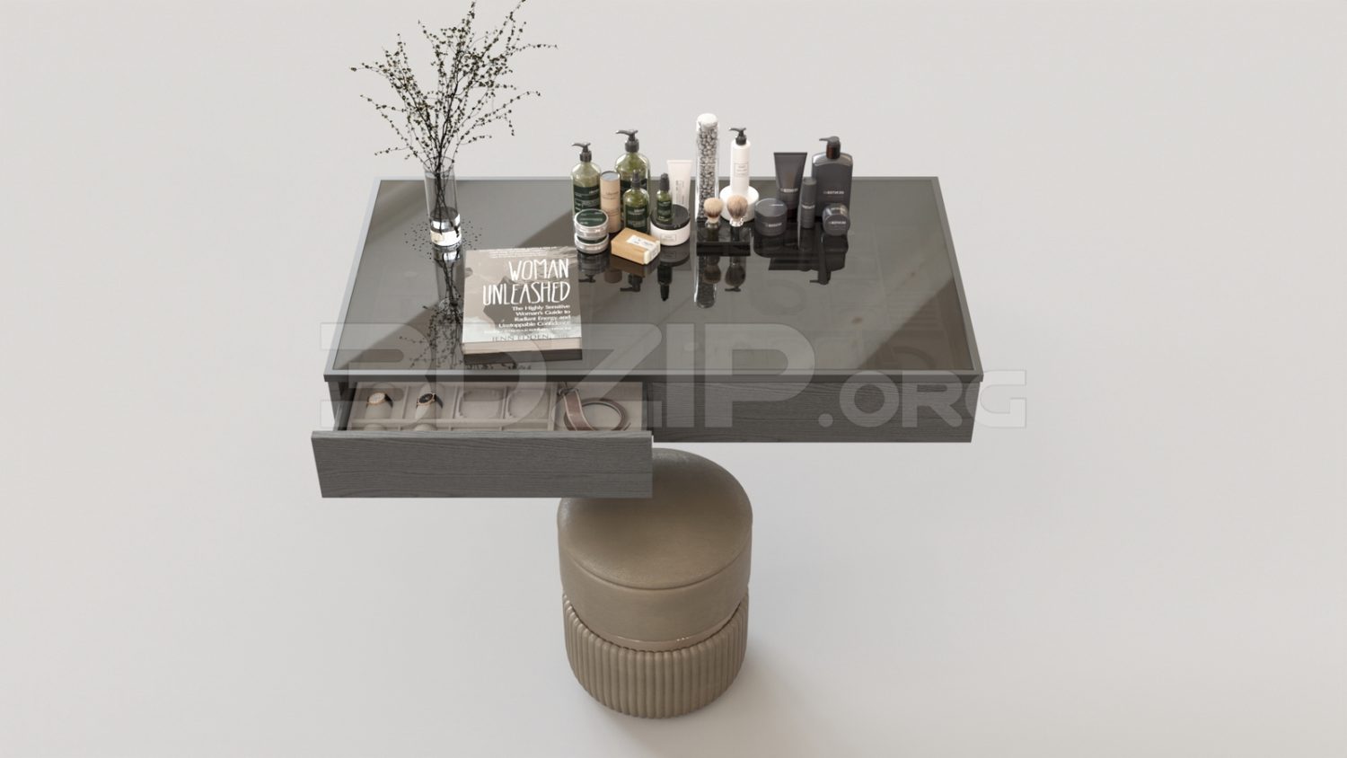 5146. Free 3D Dressing Table Model Download