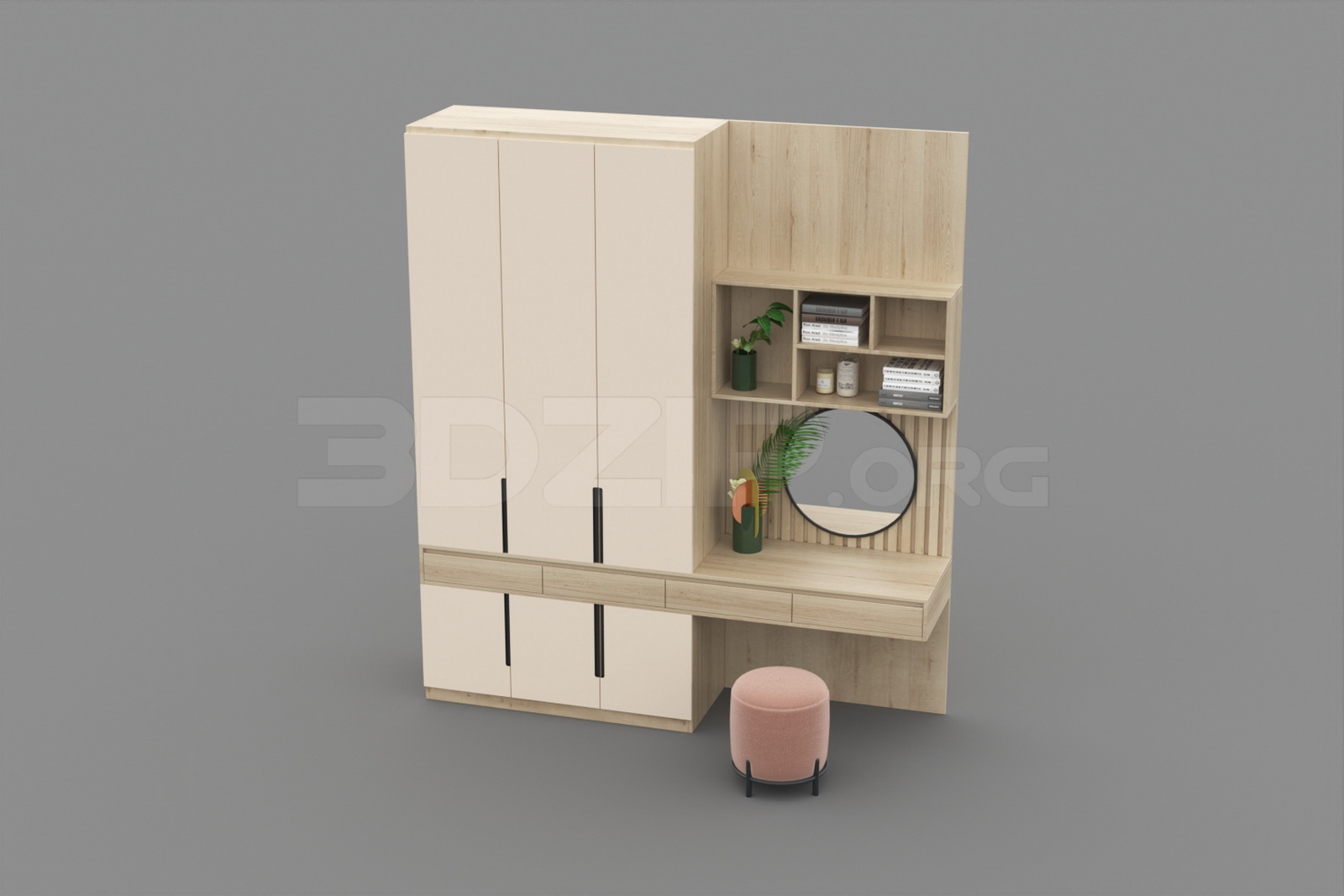 691. Download Free Dressing Table Model By Tuan An