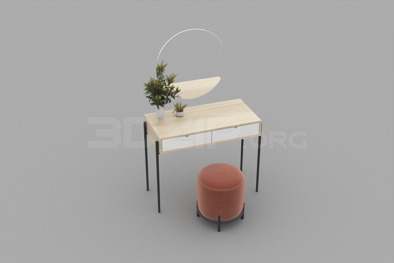 715. Download Free Dressing Table Model By Tuan An