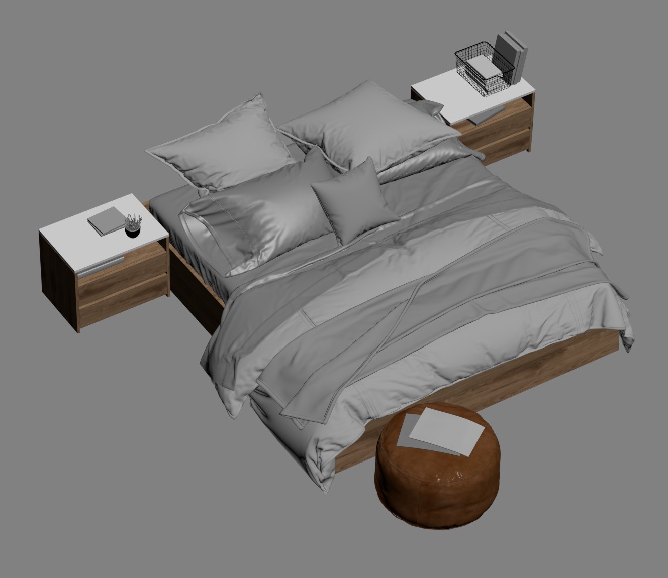 10468. Download Free Bed Model By Nam Do