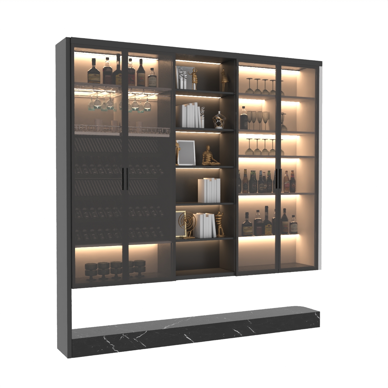 10509. Download Free Wine Cabinet Model By Ha My