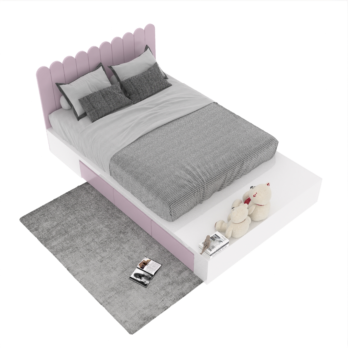 10527. Download Free Bed Model By Nguyen Huu Cong