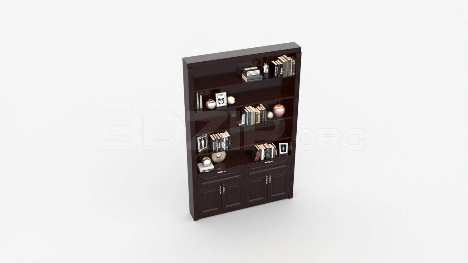 1069. Download Free Bookcase Model By Hien Vu