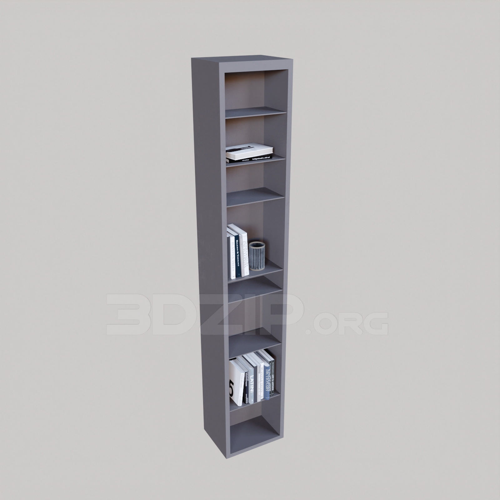 10951. Download Free Bookcase Model By Kha Vi
