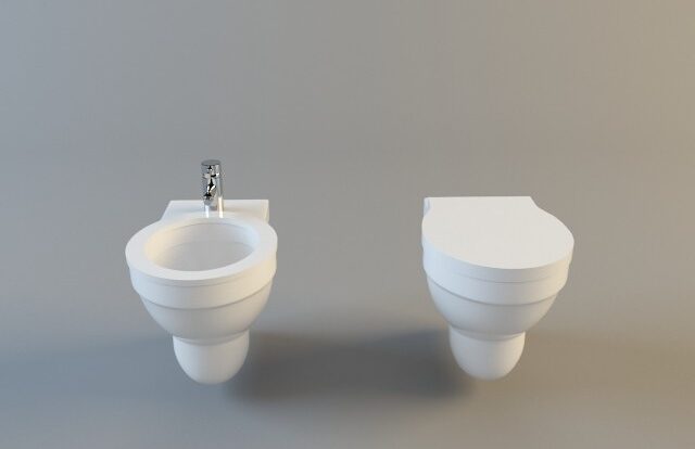 3D Models Toilet And Bidet 11 Free Download