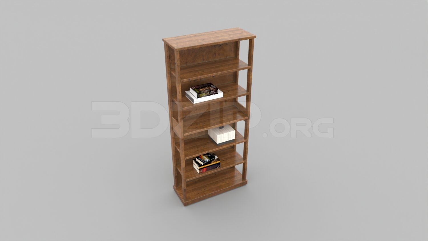 1124. Download Free Bookcase Model By Vinh Kul