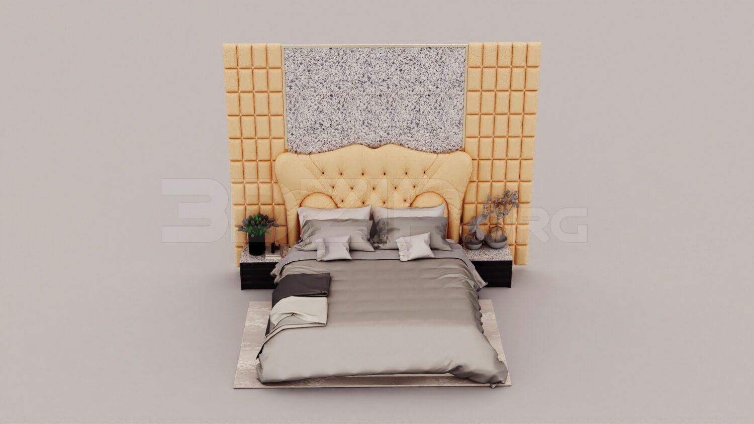 1152. Free 3D Bed Model Download