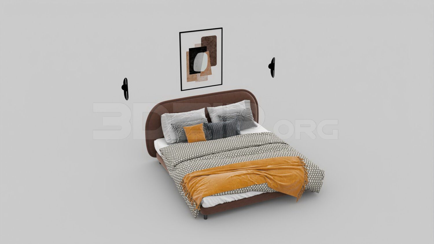 1182. Download Free Bed Model By Huy Hieu Lee