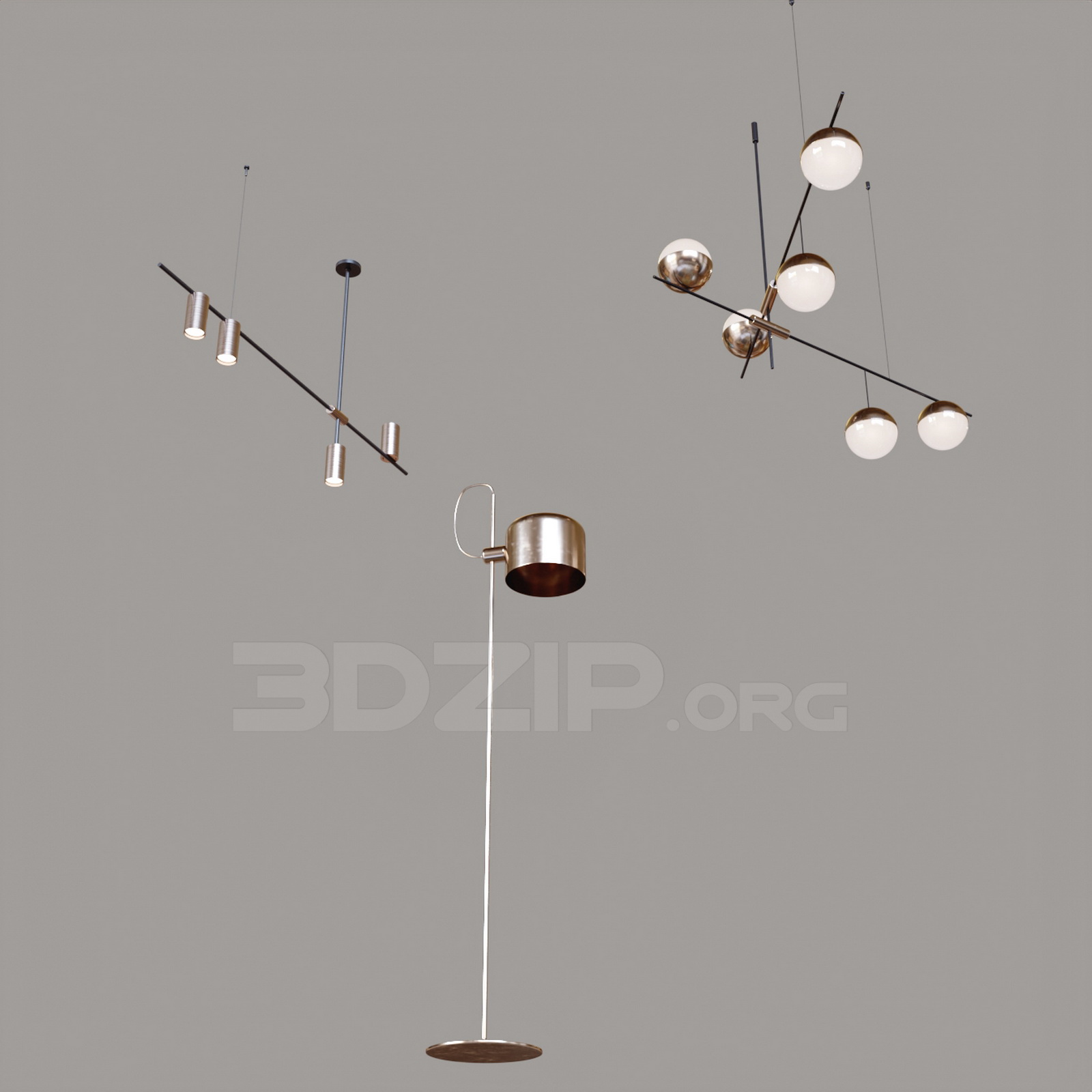 12172. Download Free Ceiling Light Model By Leo Nguyen