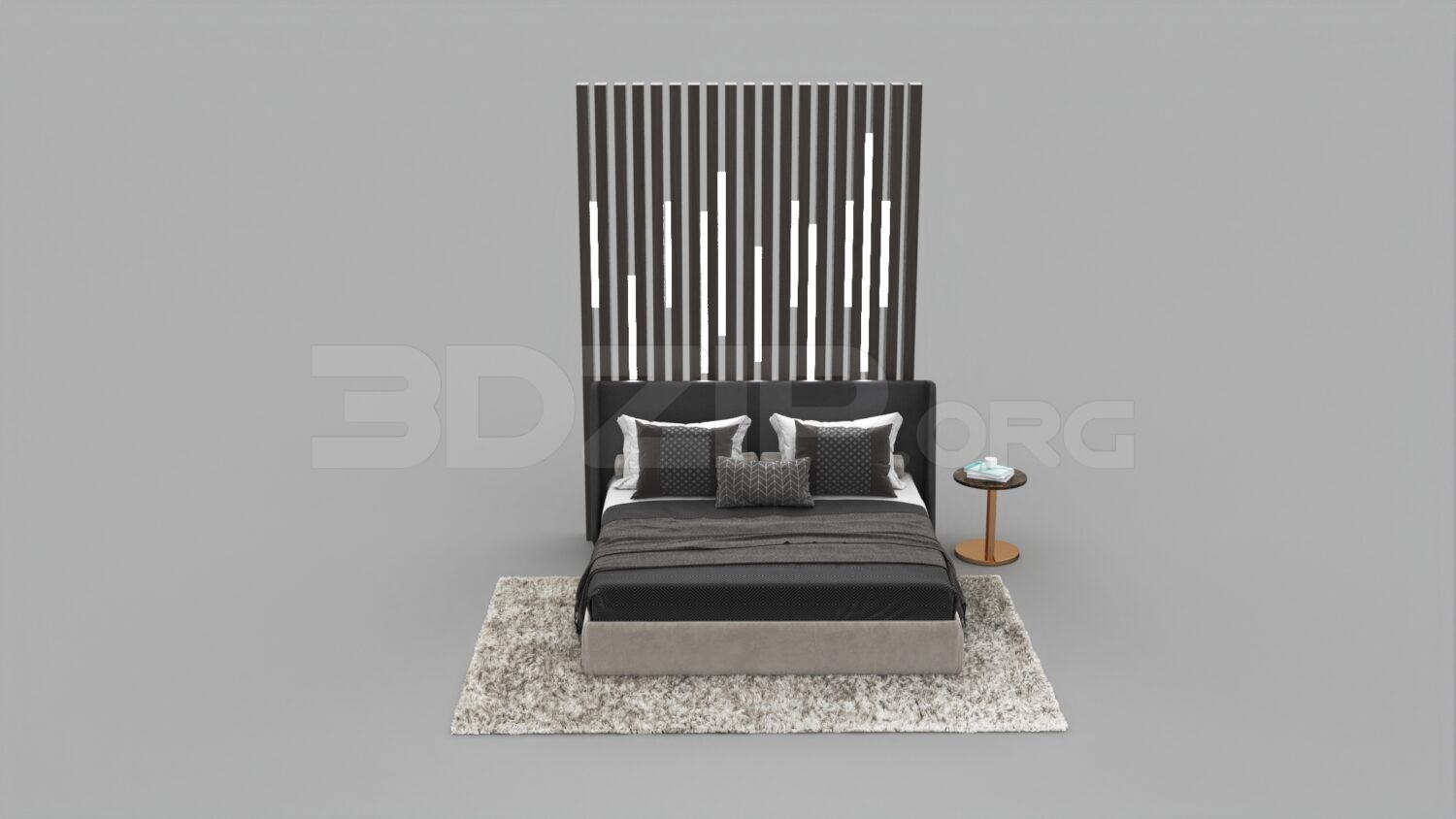 1222. Download Free Bed Model By Huynh Ngoc Thinh