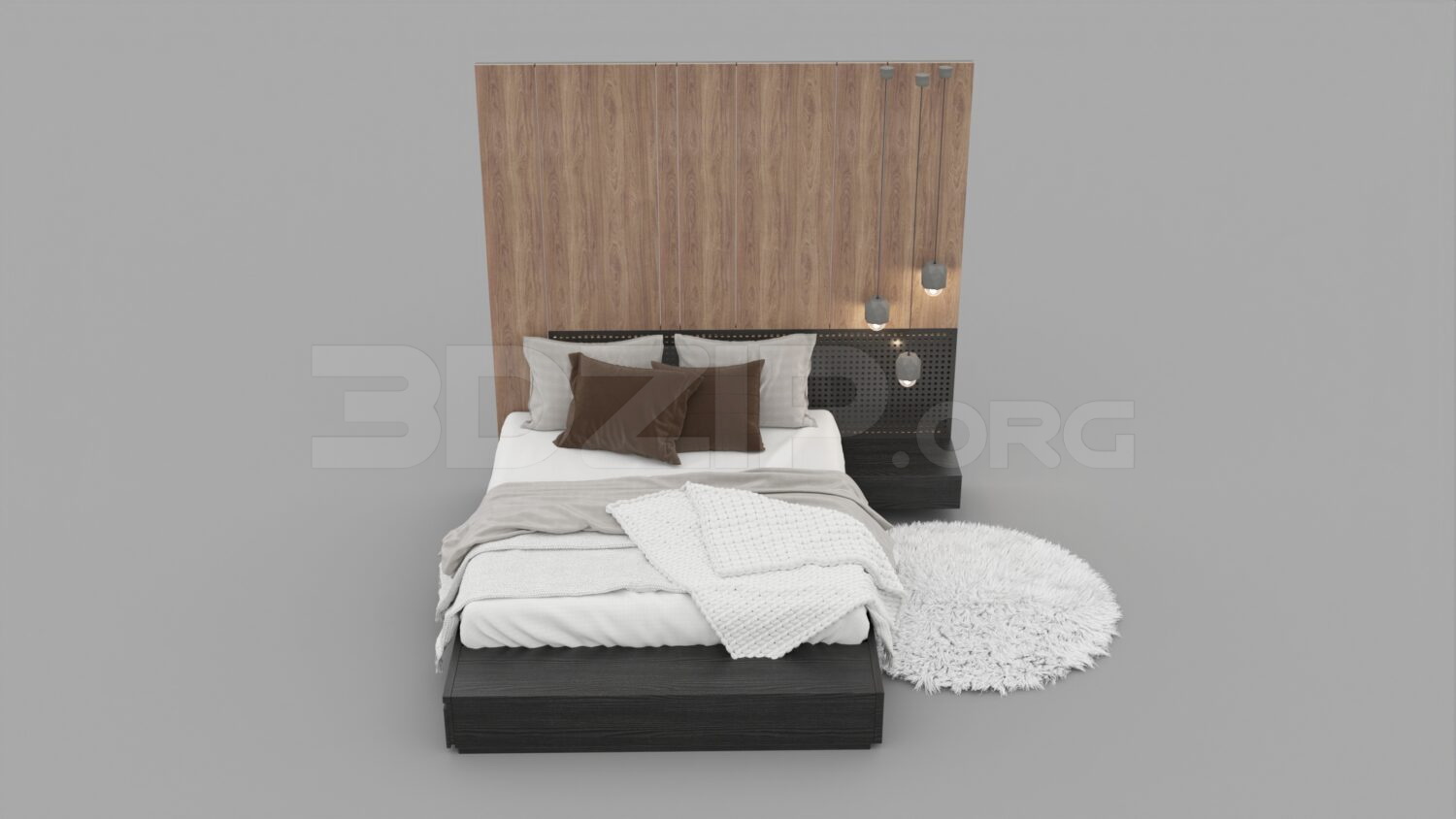 1318. Download Free Bed Model By Nguyen Can