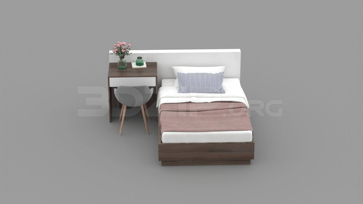 1359. Download Free Bed Model By Hoang Tuan