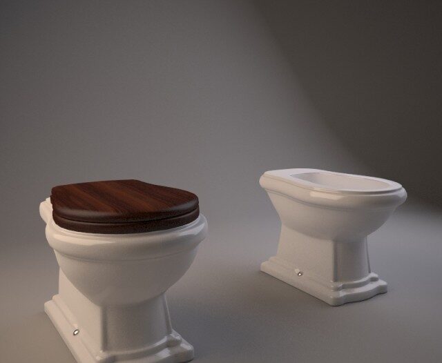 3D Models Toilet And Bidet 15 Free Download