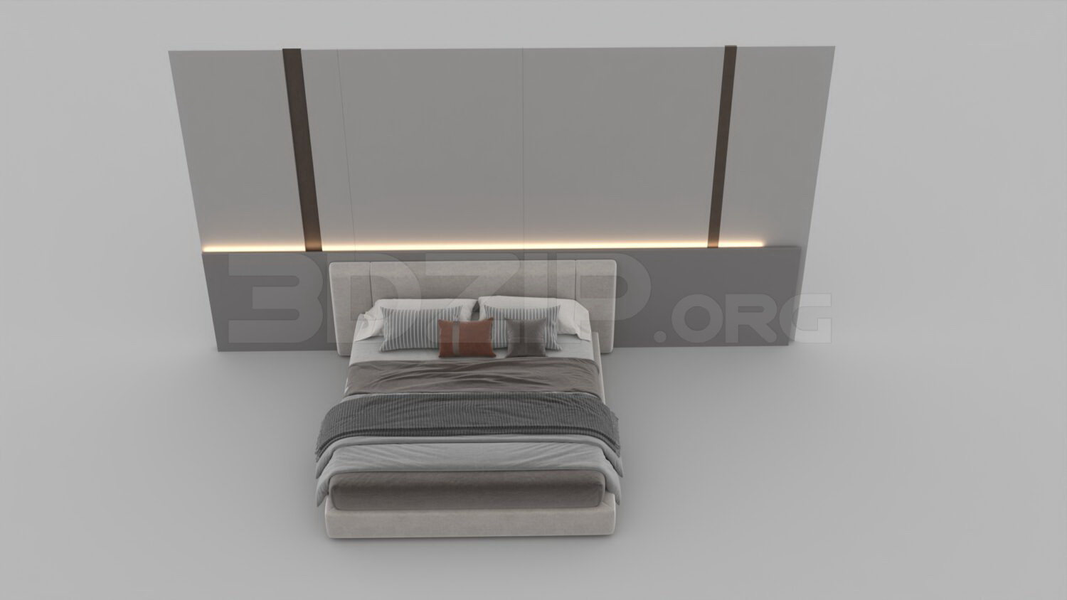 1680. Free 3D Bed Model Download