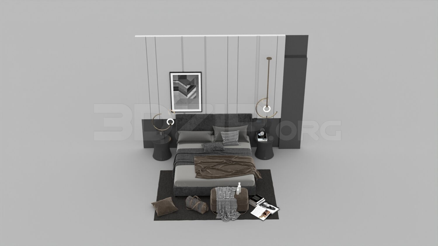 1727. Download Free Bed Model By Long