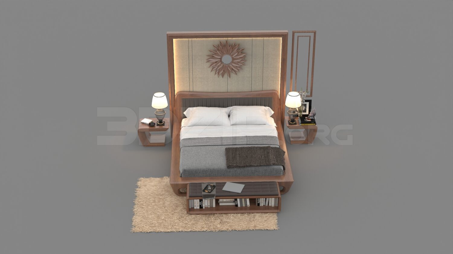 1757. Download Free Bed Model By Nam Dang