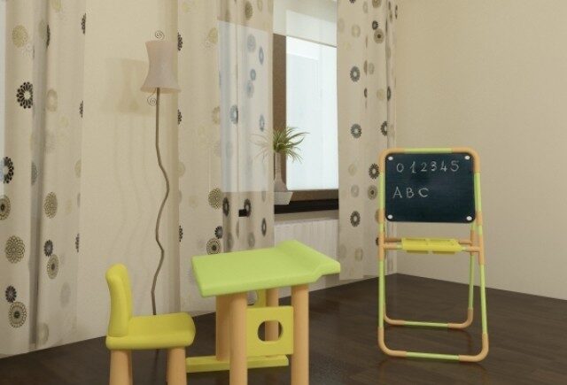 3d Childroom Table + Chair Model 2 Free Download