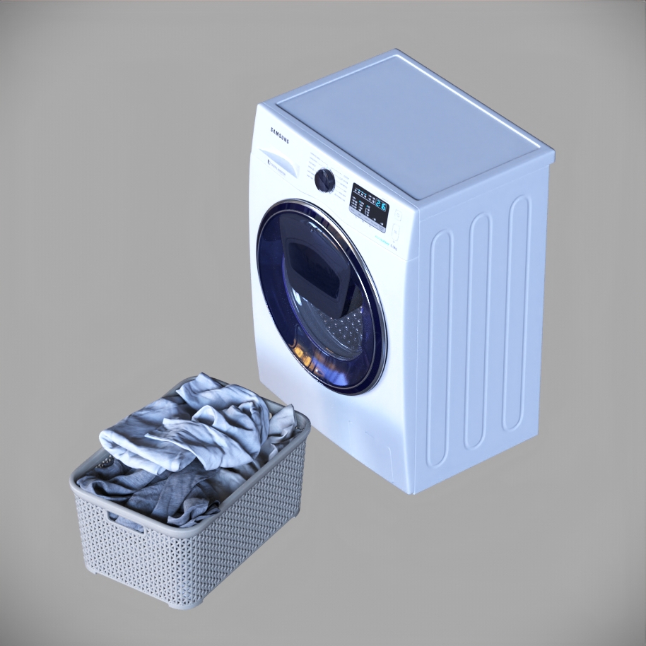 210. Download Free Washing Machine Model By Duc Nguyen