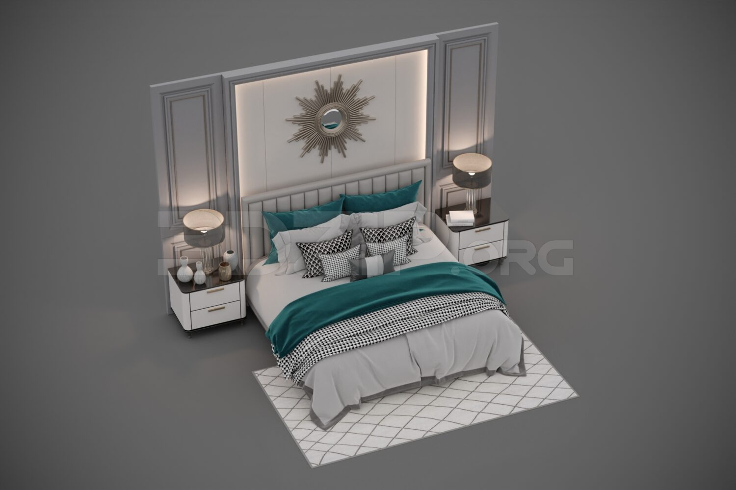 2209. Download Free Bed Model By Viet Long Lee