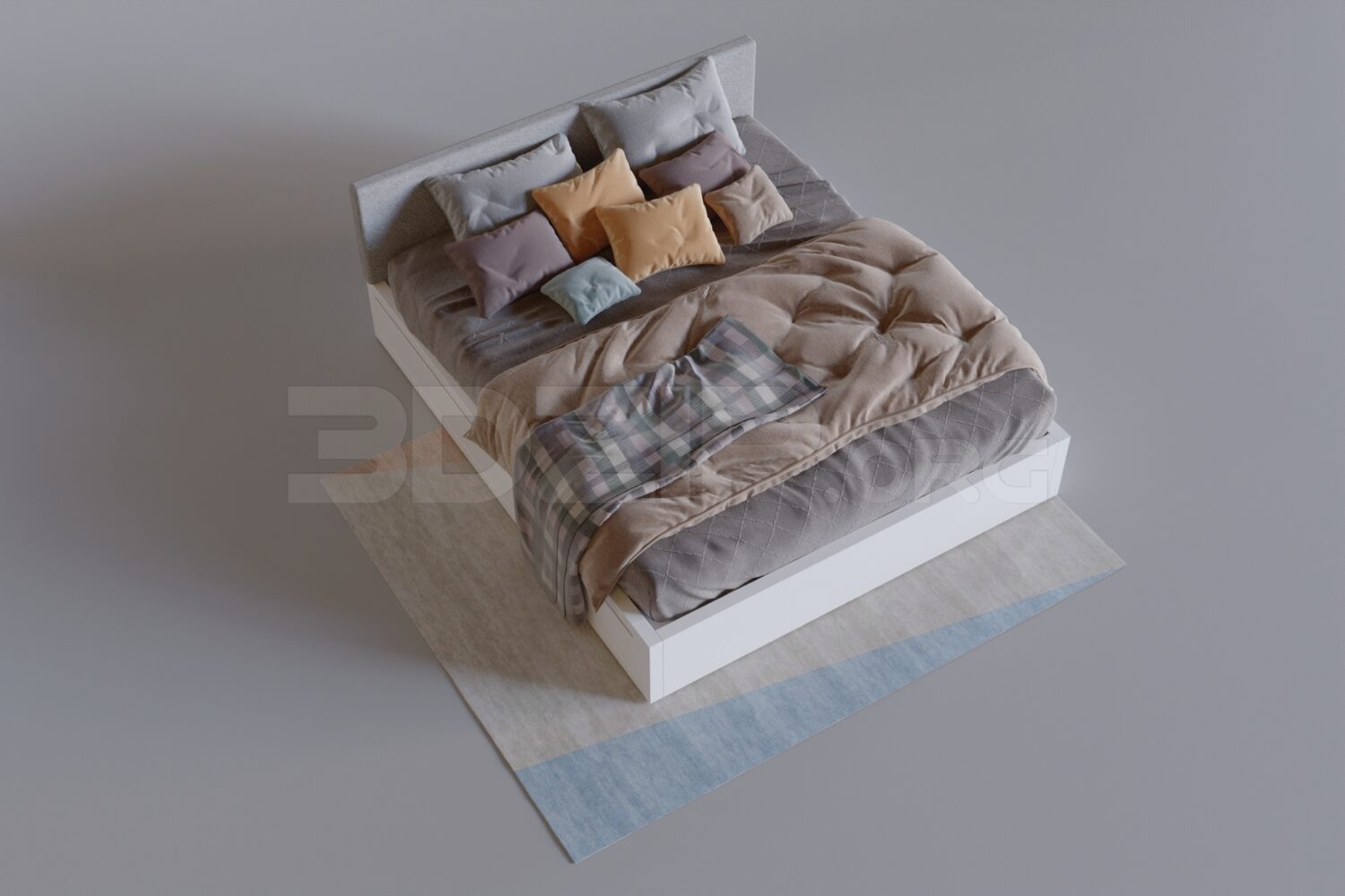 224. Download Free Bed Model By Duc Nguyen