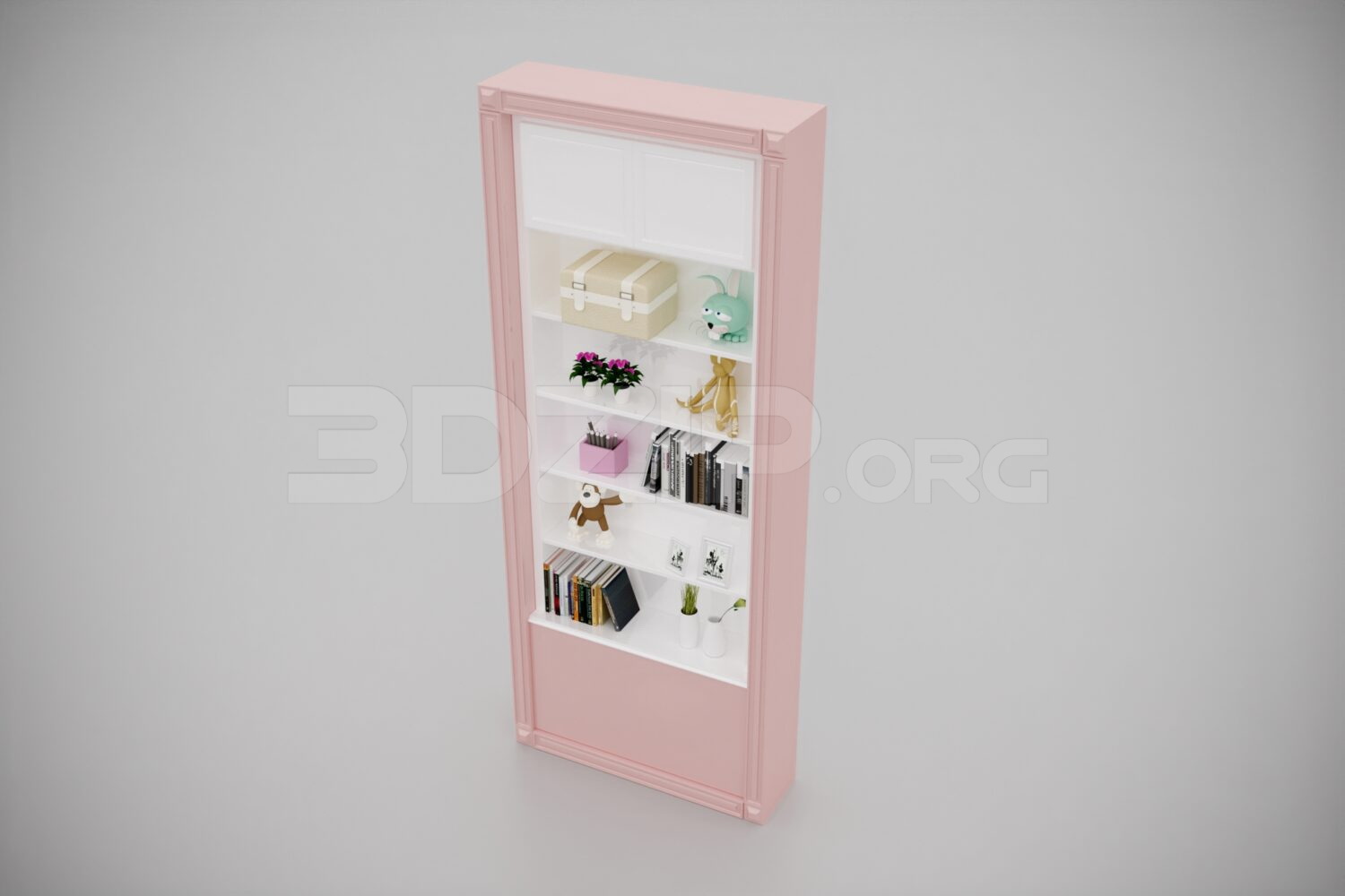 2250. Free 3D Display Cabinets Model Download