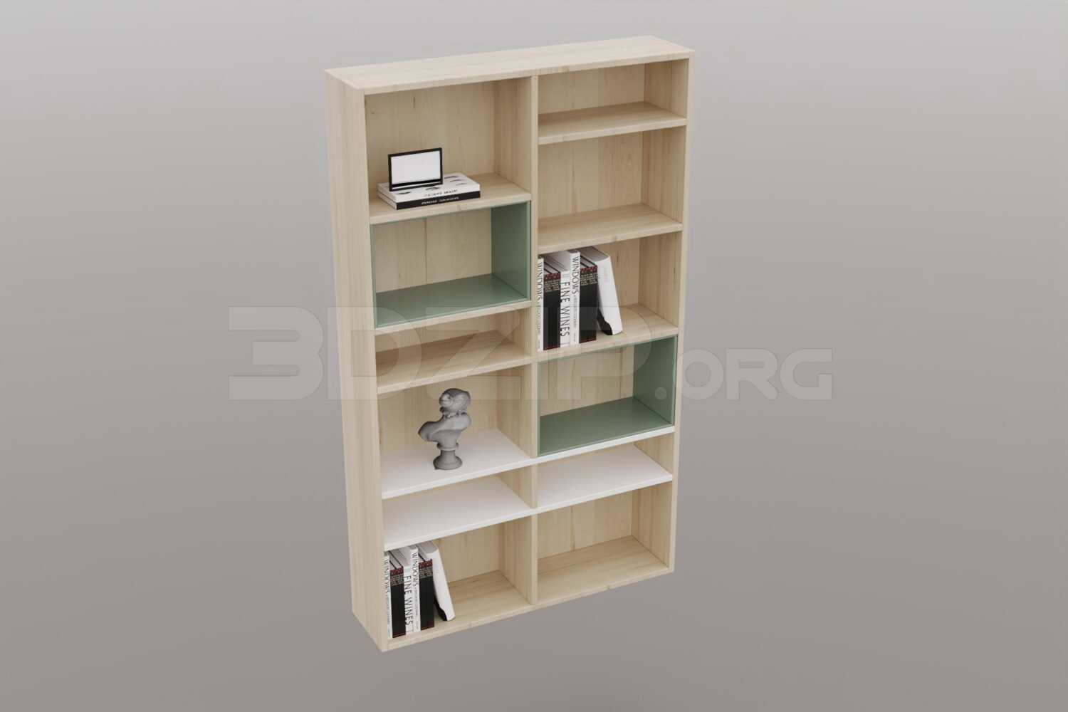 236. Download Free Bookcase Model By Tuan An