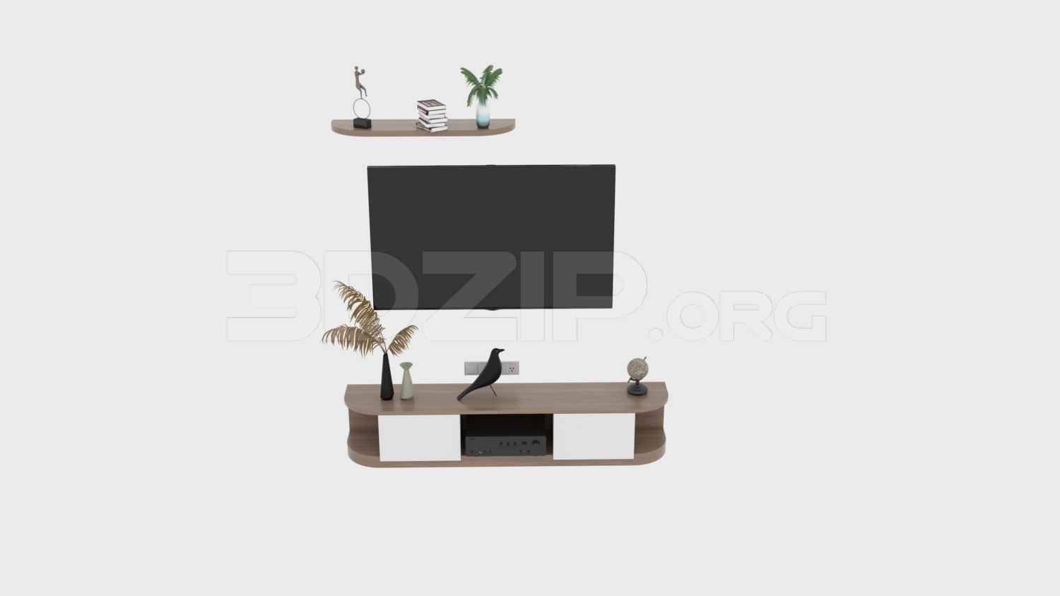 2373. Free 3D TV Cabinet Model Download