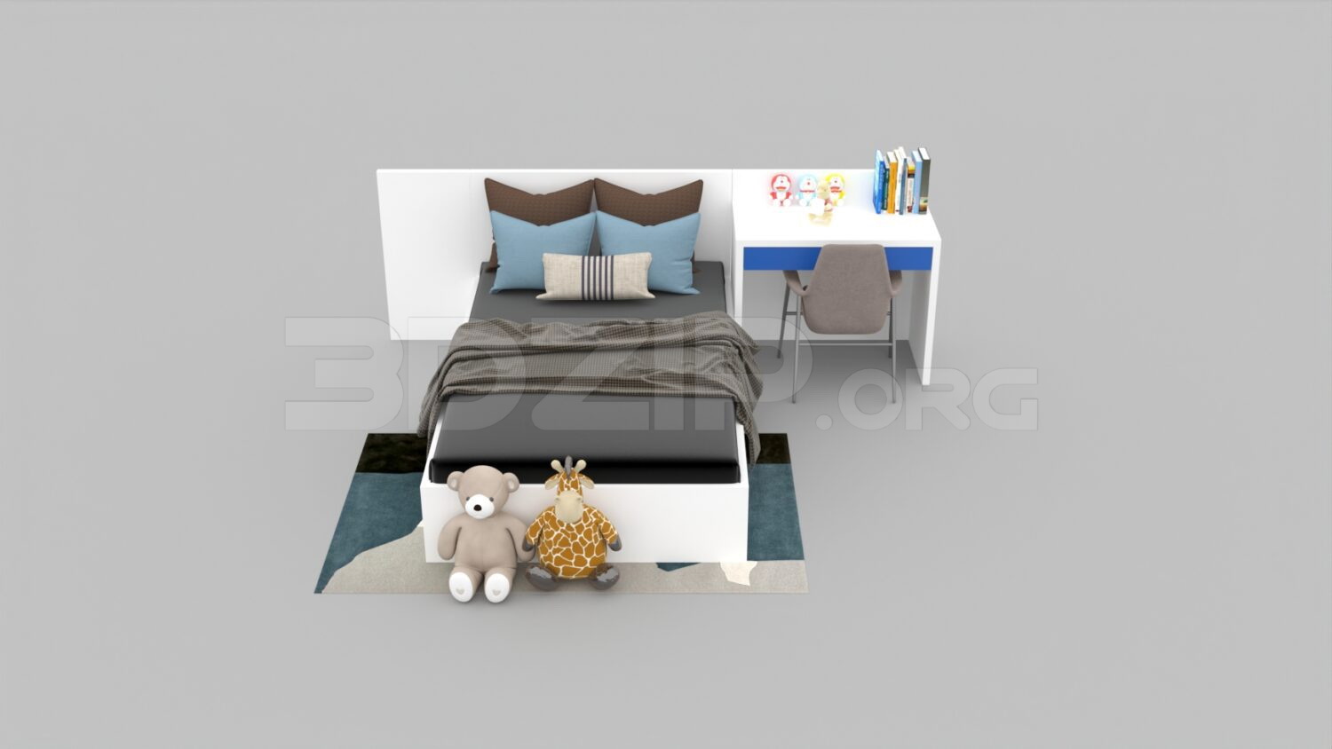 2511. Download Free Bed Model By Thanh Cong