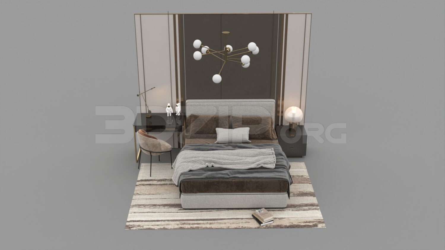 2630. Free 3D Bed Model Download