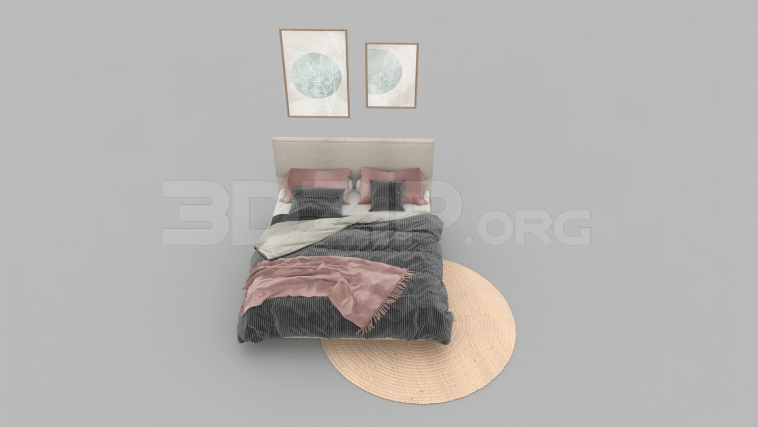 2647. Free 3D Bed Model Download