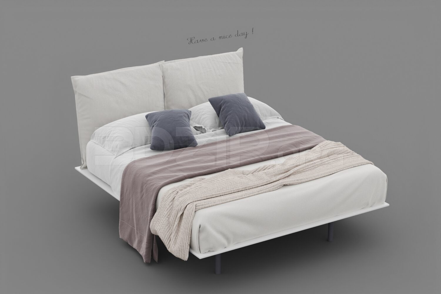 267. Download Free Bed Model By Dat Nguyen