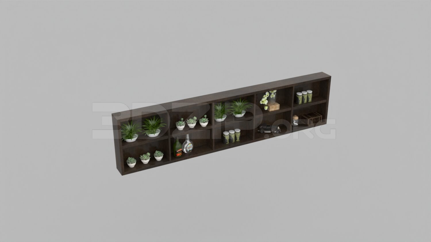 2684. Free 3D Display Cabinets Model Download