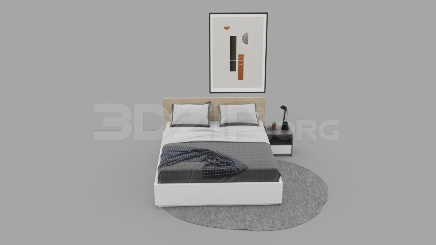 2745. Free 3D Bed Model Download