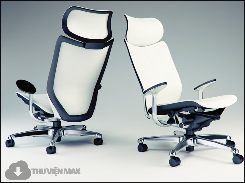 3D Desks And Chairs Set 24 Download