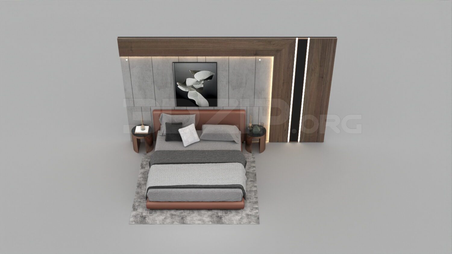 3010. Free 3D Bed Model Download