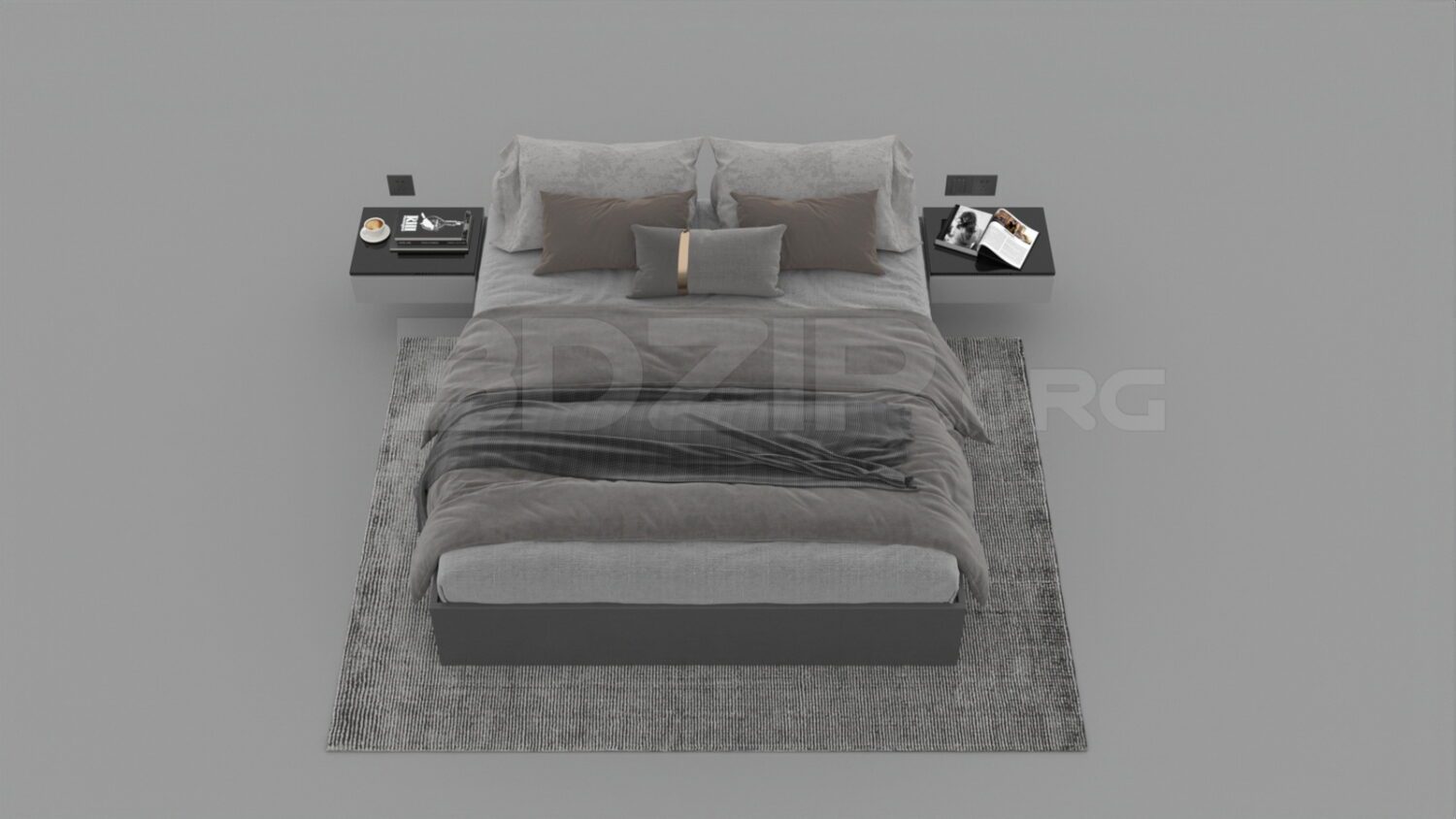 3011. Free 3D Bed Model Download