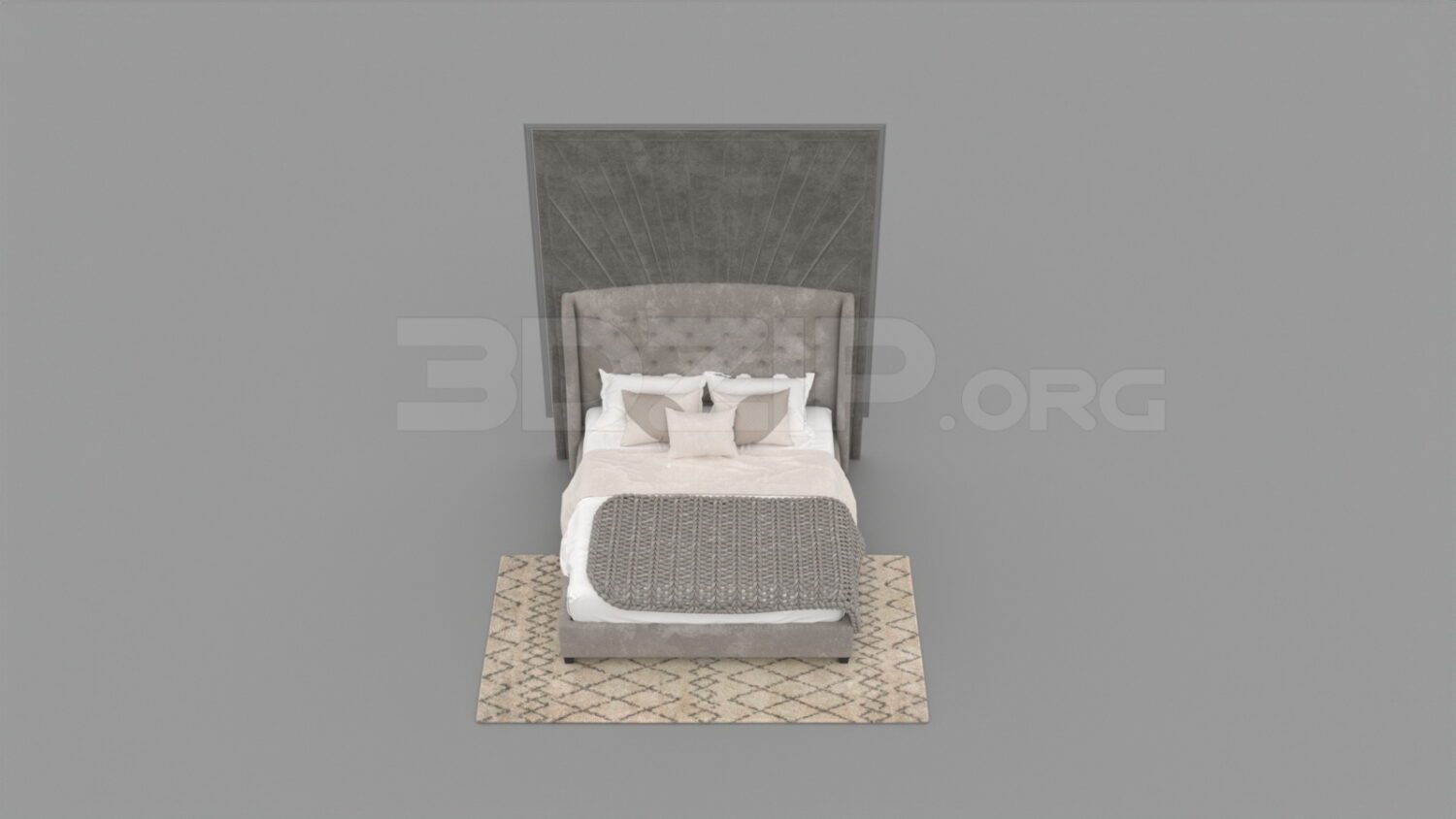 3014. Free 3D Bed Model Download