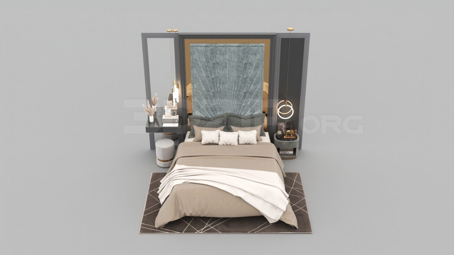 3082. Free 3D Bed Model Download
